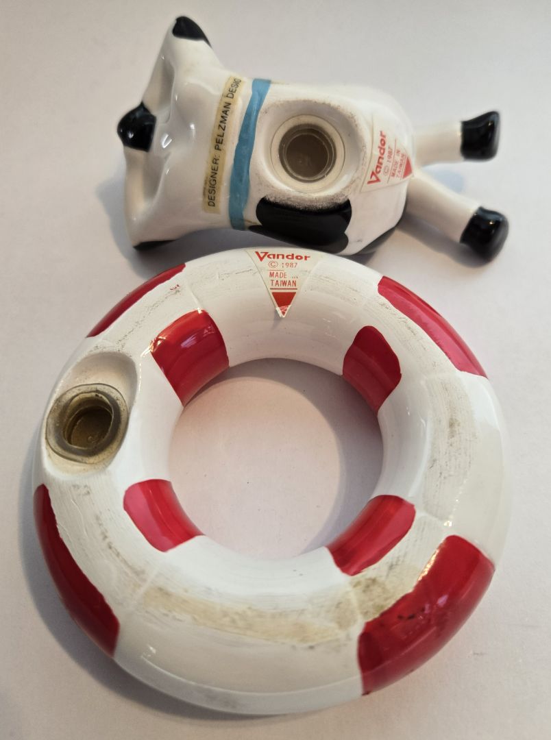 Beach Cow Salt & Pepper Shakers