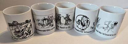 Wizard of Oz Mugs x 5