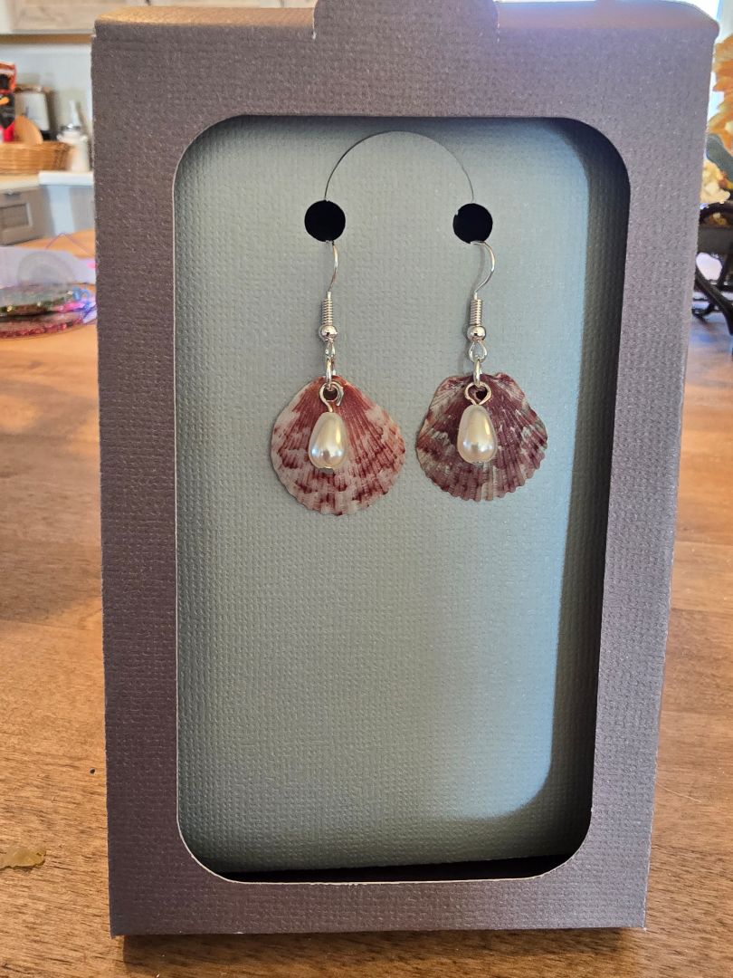 Handmade Seashell Earrings