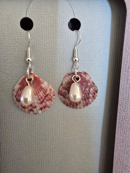 Handmade Seashell Earrings