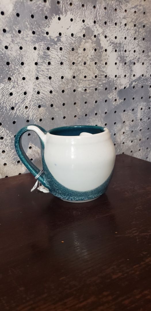 Coffee Mug - Green/White
