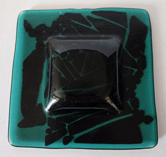 Fused Art Glass Dish