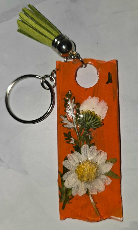 Orange Handmade Key Chain