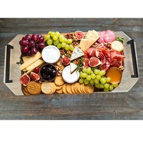 Blue Beatle Pine Wood Charcuterie/ Serving Board Artisan, 25 x 9.5 x 2