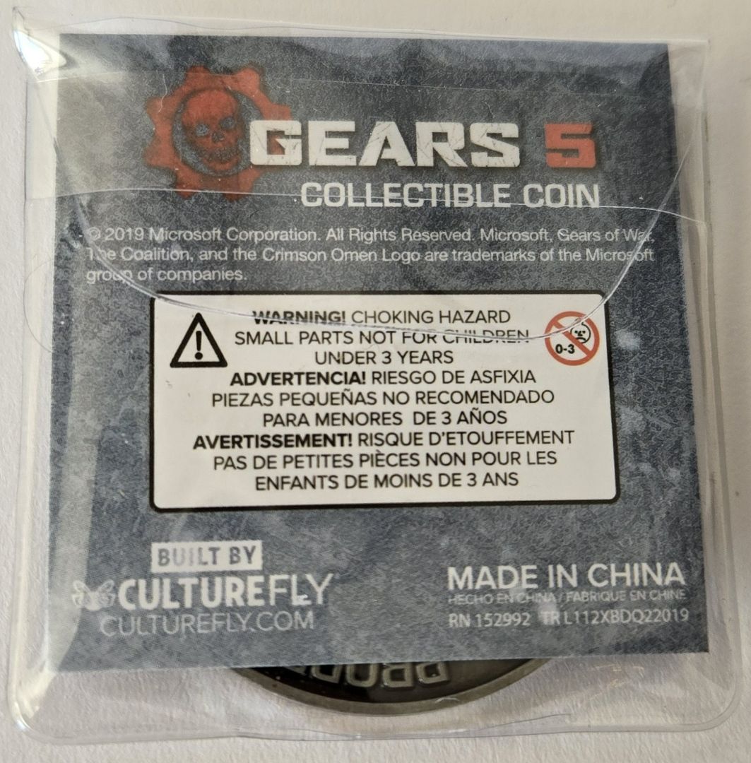 Gears of War 5 Collectible Coin