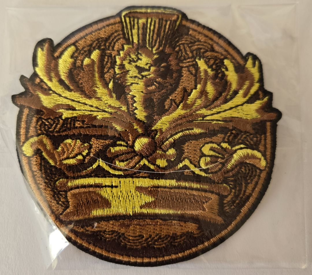 Outlander Crown & Thistle Patch