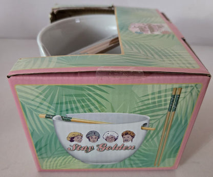Golden Girls Ramen Bowl w/ Chopsticks