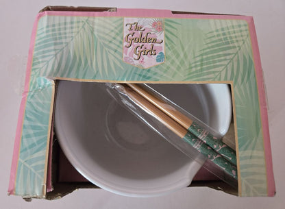 Golden Girls Ramen Bowl w/ Chopsticks