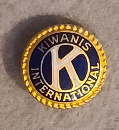 Blue & Yellow Gold  Kiwanis Club Miniature