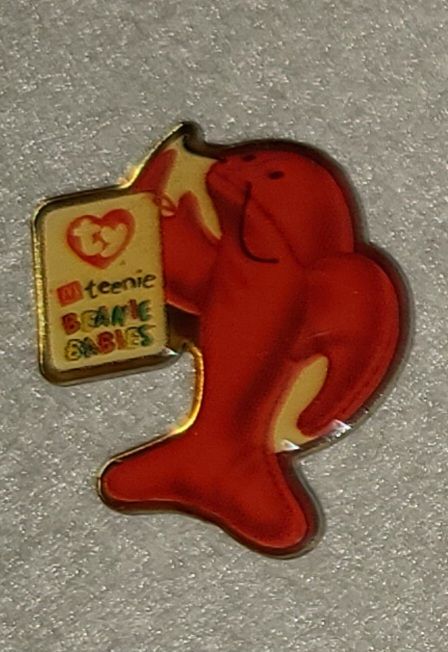 Red TY Teenie Beanie Pin