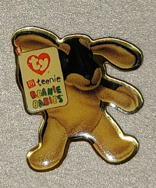 TY Teenie Beanie Pin Floppy Eared Rabbit