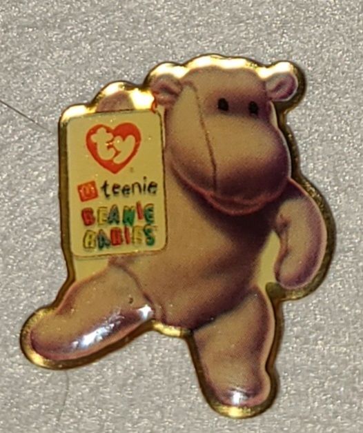TY Teenie Beanie Pin Happy the Hippo