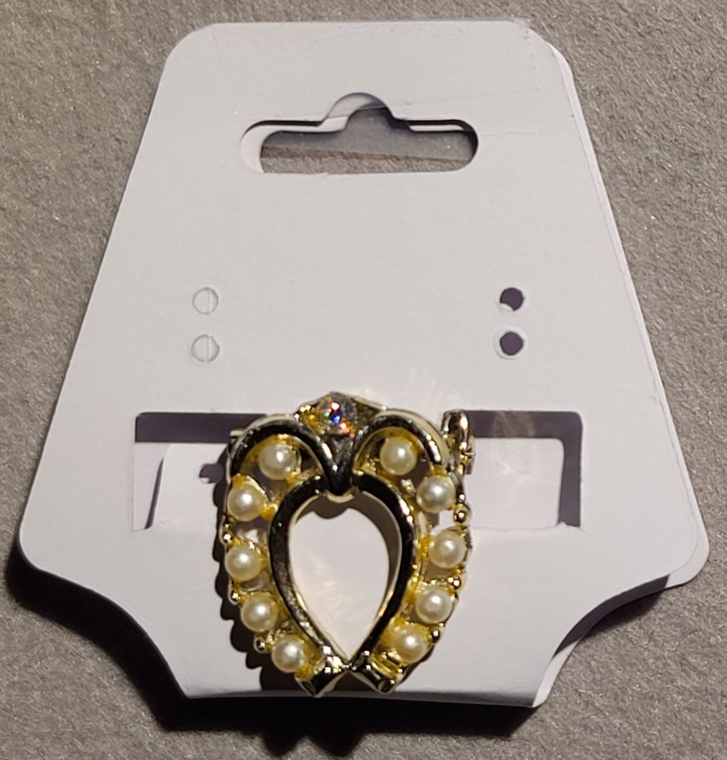 YG w/Pearls  Brooch - Misc