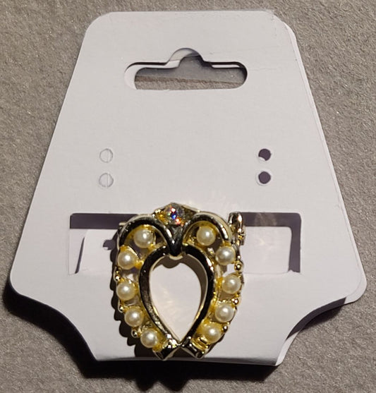 YG w/Pearls  Brooch - Misc