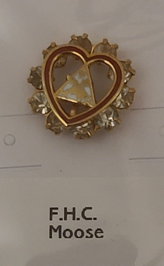 Faith Hope Charity Pin Loyal Order of Moose Lodge