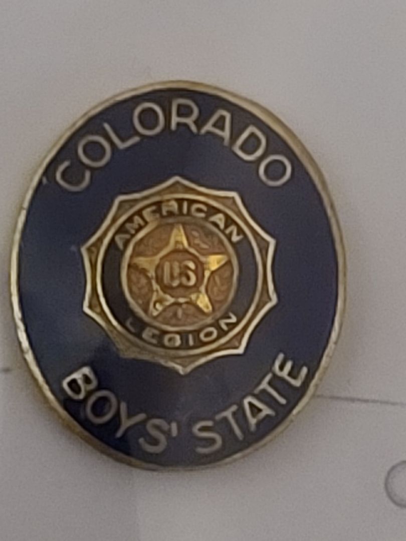 Colorado Boy's State American Legion Pin