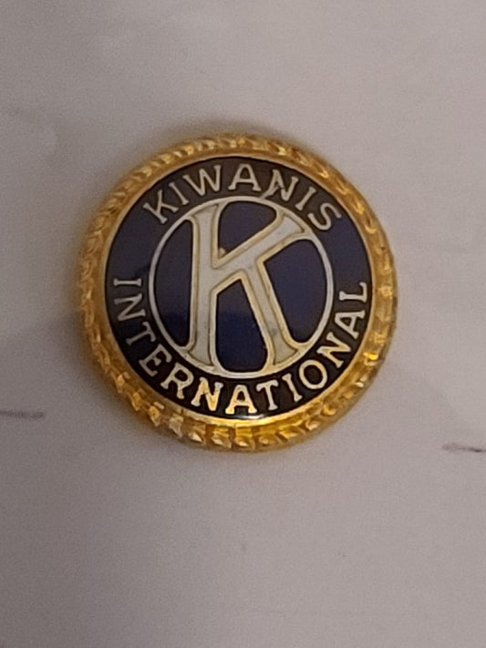 Kiwanis Club Miniature Pin, 0.5" x 0.5" x 0.5"