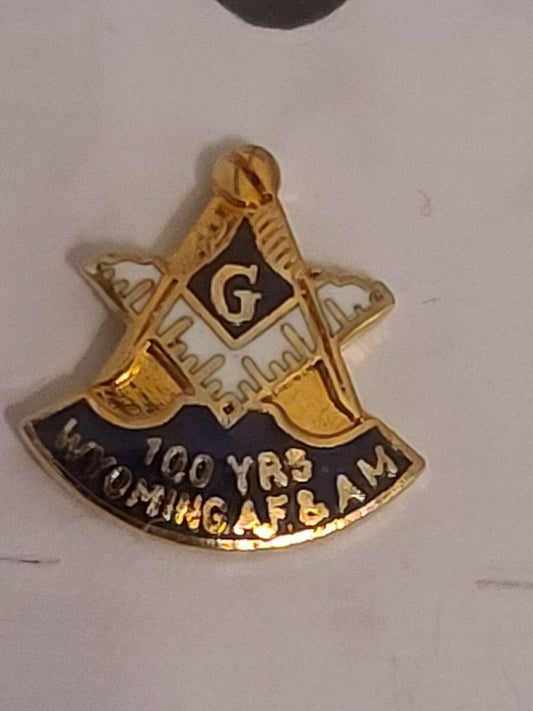 Wyoming AF & AB 100 Years Commemorative Pin
