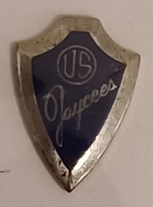 U.S. Jaycees Silvertone Pin