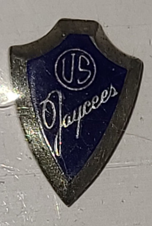 U.S. Jaycees Silvertone Pin