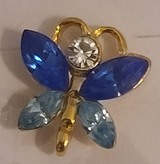 Blue Butterfly Pin