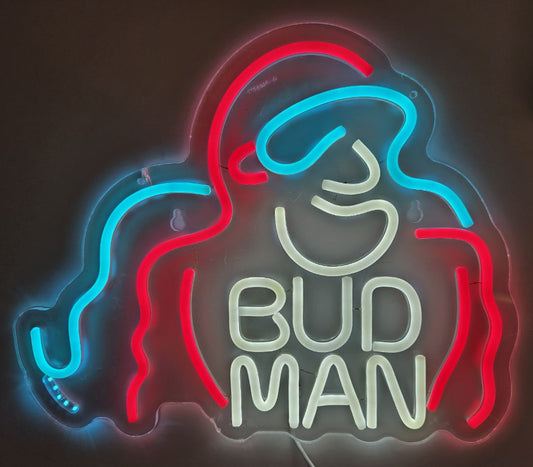 Bud Man Light-up Sign