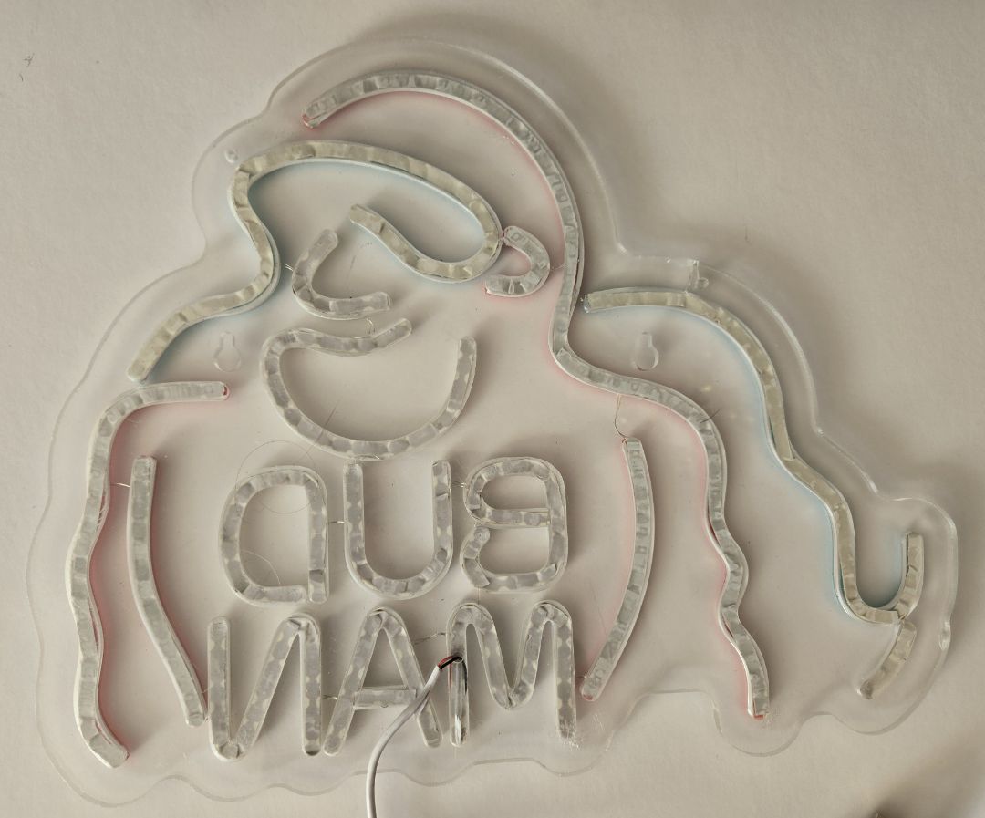 Bud Man Light-up Sign