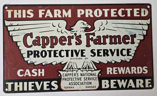 Capper's Farmer Sign