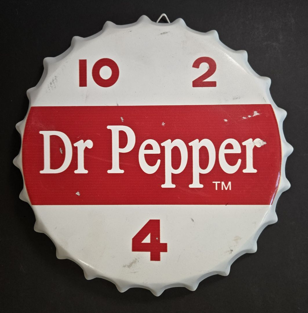 Dr. Pepper Bottle Cap Sign