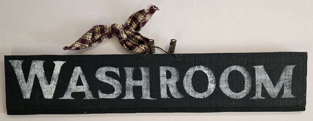 Washroom Sign