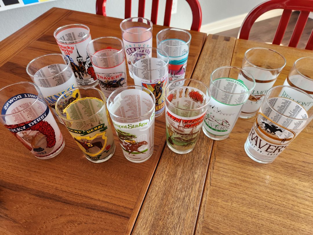 1981 Kentucky Derby Drinking Glass