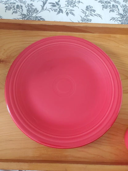 Fiestaware scarlett dinner plate