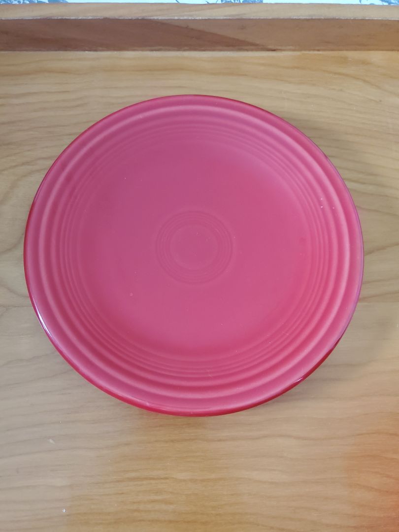 Scarlett  Fiestaware luncheon plate