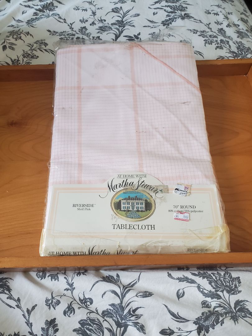 Martha Stuart table cloth