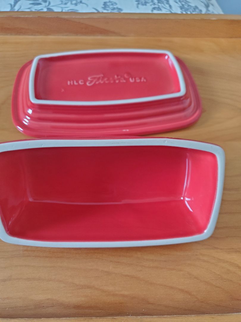 Scarlett  Fiestaware xl butter dish