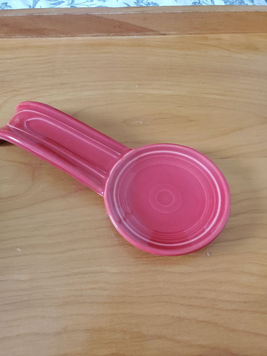 Scarlett  Fiestaware spoon rest
