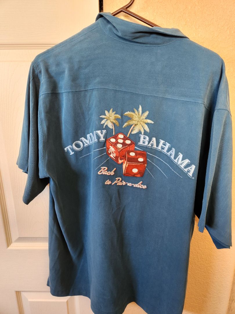 Tommy Bahama Hawaiian Shirt, Large