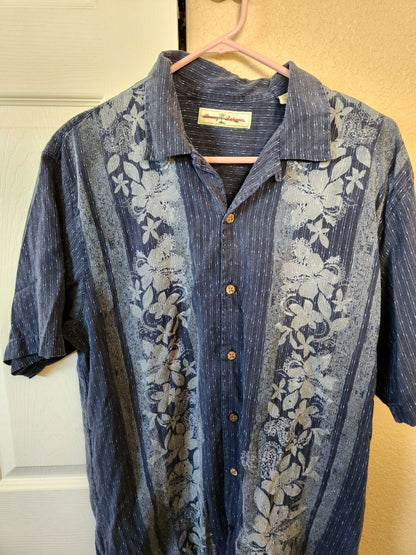 Tommy Bahama Hawaiian Shirt, Large