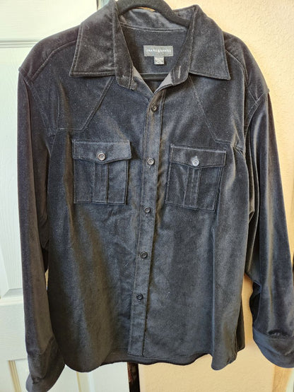 Black  JHANE BARNES velvet, XL