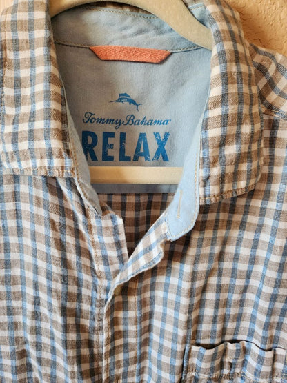 Tommy Bahama Hawaiian Shirt, Large