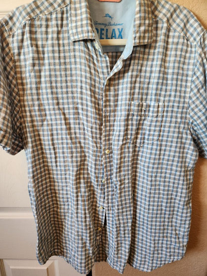 Tommy Bahama Hawaiian Shirt, Large