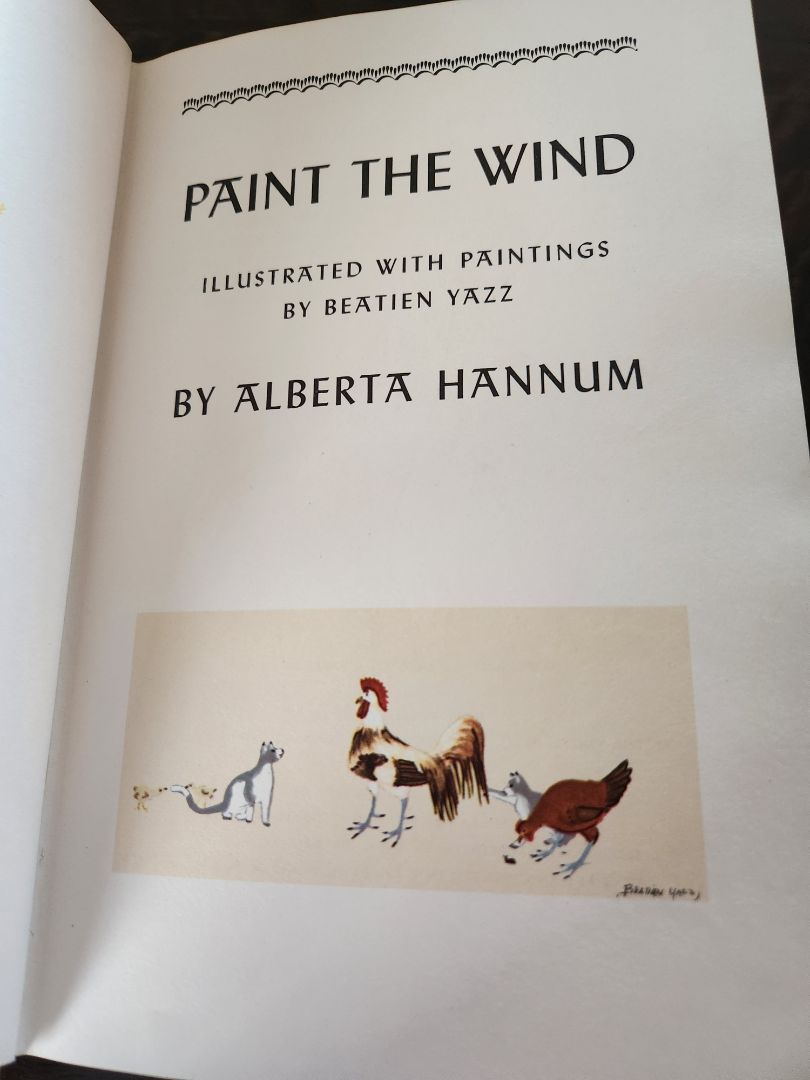 Paint the Wind Book 1958