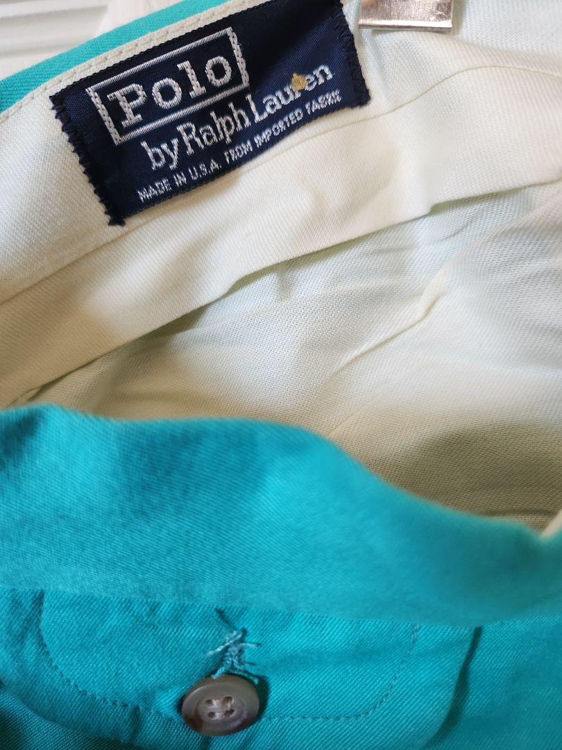 Teal Polo 90's Golf Pant, Medium