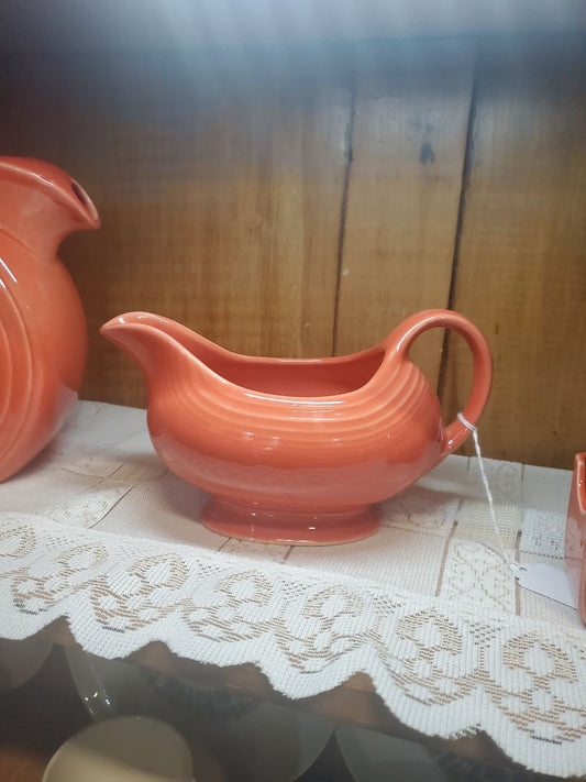 Persimmon  Fiestaware gravy boat