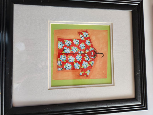 Hawaiian Shirt Art Red/orange /