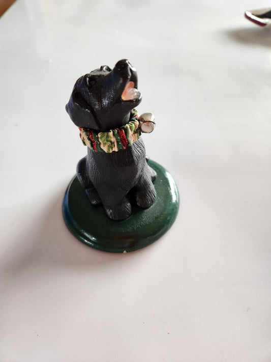 Byers Choice Black Lab figurine