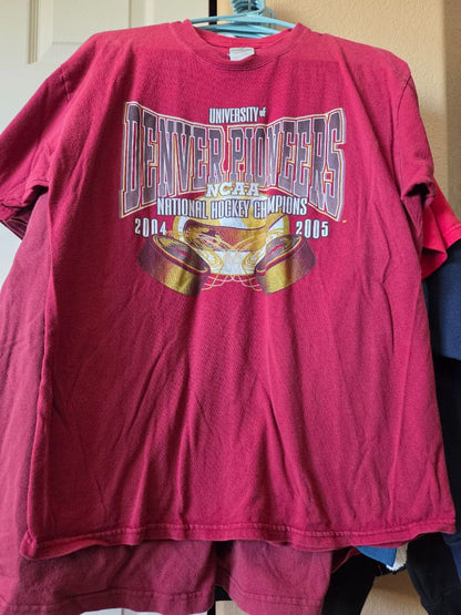 T-SHIRT dENVER PIONEERS NH CAMP 2005, L