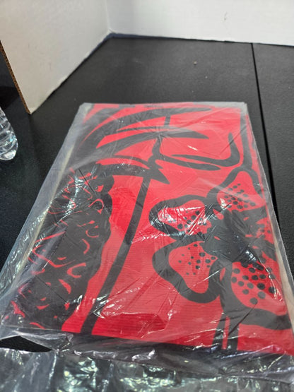 RED AND BLACK  HAWAIIAN WRAP- WOMENS