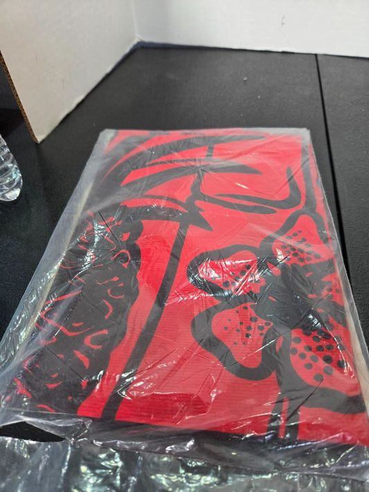 RED AND BLACK  HAWAIIAN WRAP- WOMENS