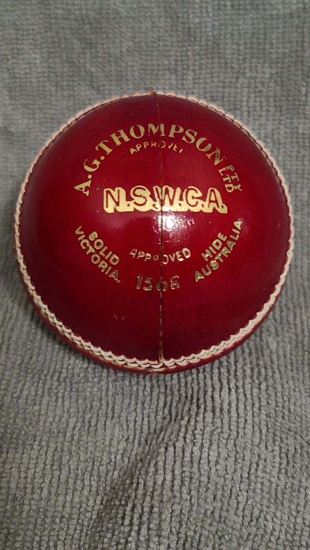Vintage Kookaburra 156G Leather Cricket Ball in Box